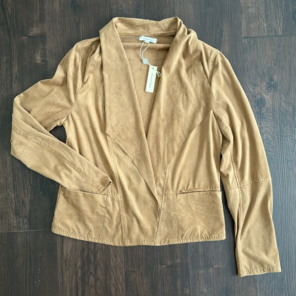 MAX STUDIO VICUÑA LEGGINGS MATCHING JACKET SET LARGE MICROSUEDE - Picture 5 of 10